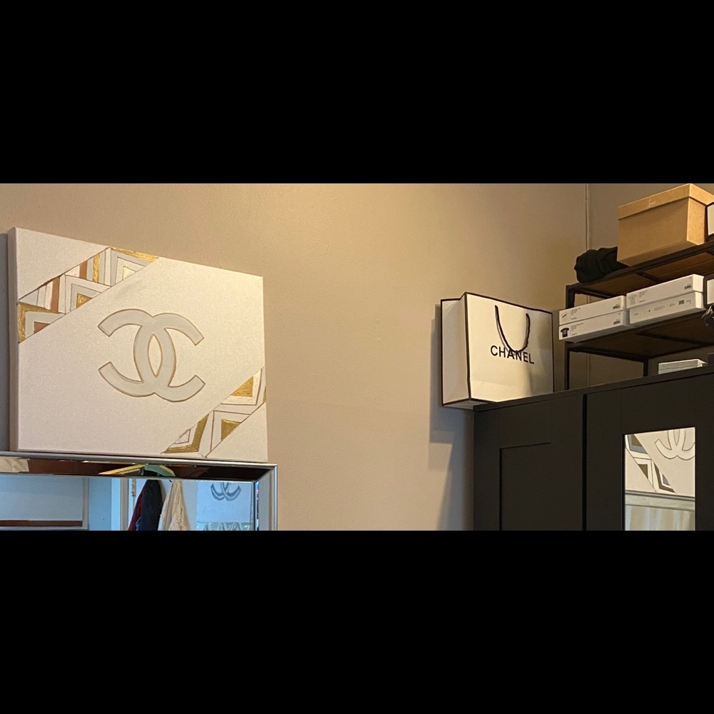 Two Cc canvas painting OBF
